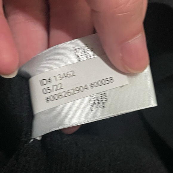 EXPRESS Black Turtleneck Sweater Military Gold Button Accent Balmain-Style Small - Picture 7 of 8